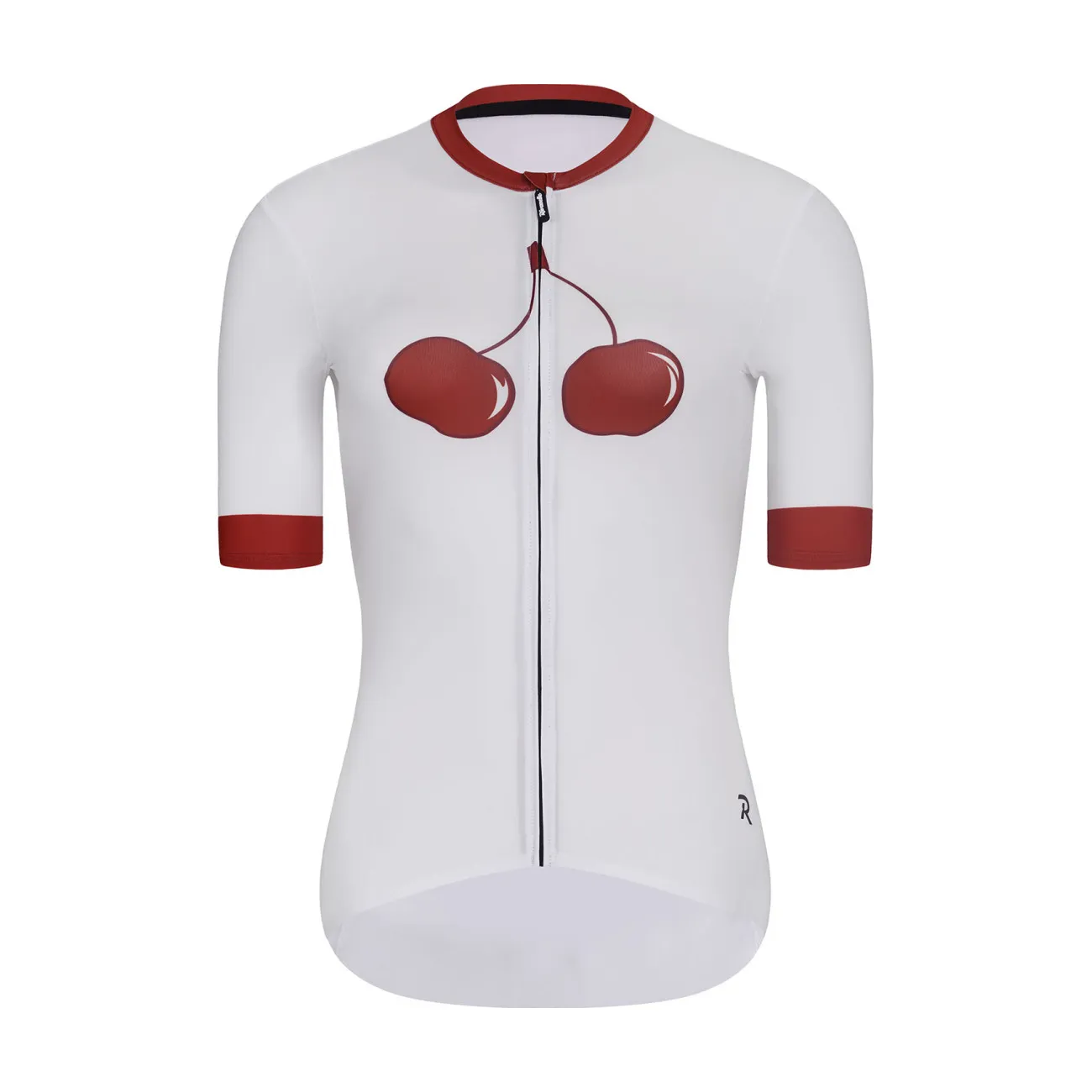 RIVANELLE Cyklistický dres s krátkym rukávom - FRUIT LADY - biela/červená RIVANELLE Cyklistický dres s krátkym rukávom - FRUIT LADY - biela/červená
