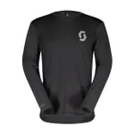 SCOTT Cyklistický dres s dlhým rukávom letný - TRAIL VERTIC LS - čierna SCOTT Cyklistický dres s dlhým rukávom letný - TRAIL VERTIC LS - čierna