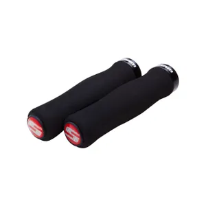 SRAM gripy - LOCKING GRIPS 129 mm - čierna/červená SRAM gripy - LOCKING GRIPS 129 mm - čierna/červená