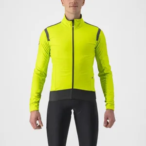 CASTELLI Cyklistická zateplená bunda - ALPHA ROS 2 LIGHT - svetlo zelená CASTELLI Cyklistická zateplená bunda - ALPHA ROS 2 LIGHT - svetlo zelená