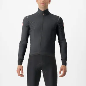 CASTELLI Cyklistická zateplená bunda - ALPHA FLIGHT ROS - čierna CASTELLI Cyklistická zateplená bunda - ALPHA FLIGHT ROS - čierna