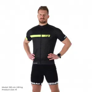 Pánsky cyklistický dres s krátkym rukávom NORTHFINDER GERARDO Black 273 Pánsky cyklistický dres s krátkym rukávom NORTHFINDER GERARDO Black 273