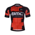 BONAVELO Cyklistický dres s krátkym rukávom - BMC - červená/čierna BONAVELO Cyklistický dres s krátkym rukávom - BMC - červená/čierna