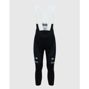 PISSEI Cyklistické nohavice dlhé s trakmi - UAE TEAM EMIRATES 2024 - čierna PISSEI Cyklistické nohavice dlhé s trakmi - UAE TEAM EMIRATES 2024 - čierna