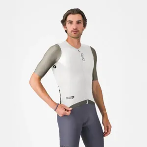 CASTELLI Cyklistický dres s krátkym rukávom - CORRETTO - béžová/ivory CASTELLI Cyklistický dres s krátkym rukávom - CORRETTO - béžová/ivory