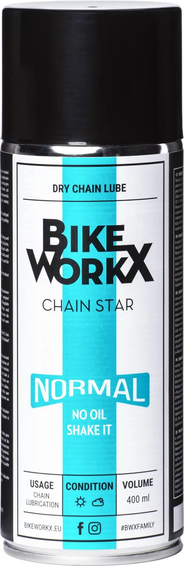 Šport a outdoor | Cyklistika | Čistiace a mazacie prostriedky | Mazivá a oleje - BikeWorkx Chain Star Normal 400 ml Šport a outdoor | Cyklistika | Čistiace a mazacie prostriedky | Mazivá a oleje - BikeWorkx Chain Star Normal 400 ml