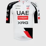 PISSEI Cyklistický dres s krátkym rukávom - UAE TEAM EMIRATES - XRG 2026 REPLICA - biela/čierna/červená PISSEI Cyklistický dres s krátkym rukávom - UAE TEAM EMIRATES - XRG 2026 REPLICA - biela/čierna/červená
