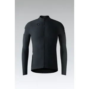 GOBIK Cyklistický dres s dlhým rukávom zimný - PACER SOLID 2.0 - čierna GOBIK Cyklistický dres s dlhým rukávom zimný - PACER SOLID 2.0 - čierna