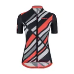 SANTINI Cyklistický dres s krátkym rukávom - SLEEK RAGGIO LADY - čierna/ružová SANTINI Cyklistický dres s krátkym rukávom - SLEEK RAGGIO LADY - čierna/ružová