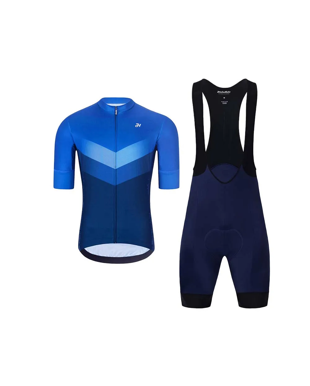 HOLOKOLO Cyklistický krátky dres a krátke nohavice - ARROW II - modrá HOLOKOLO Cyklistický krátky dres a krátke nohavice - ARROW II - modrá
