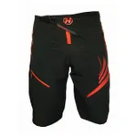 HAVEN Cyklistické nohavice krátke bez trakov - ENERGIZER - červená/čierna HAVEN Cyklistické nohavice krátke bez trakov - ENERGIZER - červená/čierna