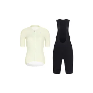 RIVANELLE Cyklistický krátky dres a krátke nohavice - ELEVATE - čierna/ivory RIVANELLE Cyklistický krátky dres a krátke nohavice - ELEVATE - čierna/ivory