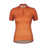 SCOTT Cyklistický dres s krátkym rukávom - ENDURANCE 30 - oranžová SCOTT Cyklistický dres s krátkym rukávom - ENDURANCE 30 - oranžová