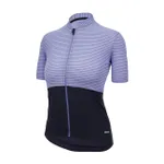 SANTINI Cyklistický dres s krátkym rukávom - COLORE RIGA - fialová/modrá SANTINI Cyklistický dres s krátkym rukávom - COLORE RIGA - fialová/modrá
