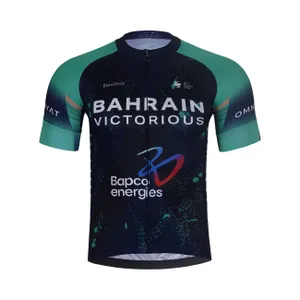 BONAVELO Cyklistický dres s krátkym rukávom - BAHRAIN VICTORIOUS 2026 - modrá/viacfarebná BONAVELO Cyklistický dres s krátkym rukávom - BAHRAIN VICTORIOUS 2026 - modrá/viacfarebná