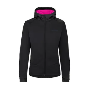 VAUDE Cyklistická vetruodolná bunda - QIMSA SOFTSHELL - čierna VAUDE Cyklistická vetruodolná bunda - QIMSA SOFTSHELL - čierna