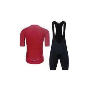 HOLOKOLO Cyklistický krátky dres a krátke nohavice - EYELET - bordová HOLOKOLO Cyklistický krátky dres a krátke nohavice - EYELET - bordová