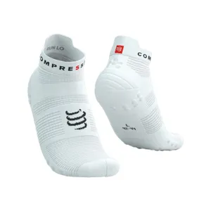 COMPRESSPORT Cyklistické ponožky členkové - PRO RACING SOCKS V4.0 RUN - biela COMPRESSPORT Cyklistické ponožky členkové - PRO RACING SOCKS V4.0 RUN - biela