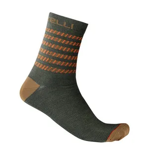 CASTELLI Cyklistické ponožky klasické - GO 15 - zelená CASTELLI Cyklistické ponožky klasické - GO 15 - zelená