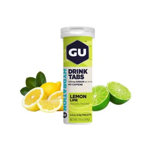 GU Cyklistická výživa - HYDRATION DRINK TABS 54 G LEMON/LIME GU Cyklistická výživa - HYDRATION DRINK TABS 54 G LEMON/LIME