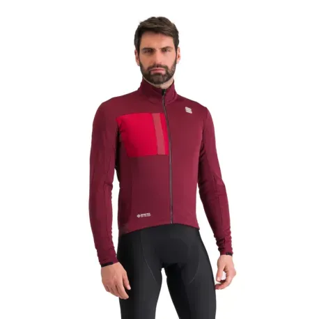Pánska cyklistická bunda SPORTFUL Super jacket, red wine Pánska cyklistická bunda SPORTFUL Super jacket, red wine