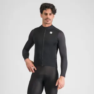 SPORTFUL Cyklistický dres s dlhým rukávom zimný - SRK THERMAL - čierna SPORTFUL Cyklistický dres s dlhým rukávom zimný - SRK THERMAL - čierna