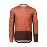 POC Cyklistický dres s dlhým rukávom letný - MTB PURE - hnedá/oranžová POC Cyklistický dres s dlhým rukávom letný - MTB PURE - hnedá/oranžová