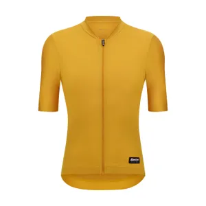SANTINI Cyklistický dres s krátkym rukávom - RTR - žltá SANTINI Cyklistický dres s krátkym rukávom - RTR - žltá
