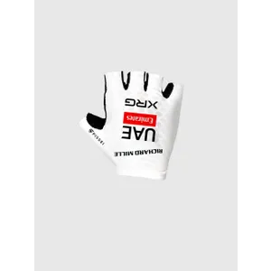 PISSEI Cyklistické rukavice krátkoprsté - UAE TEAM EMIRATES XRG 2025 - biela/čierna PISSEI Cyklistické rukavice krátkoprsté - UAE TEAM EMIRATES XRG 2025 - biela/čierna