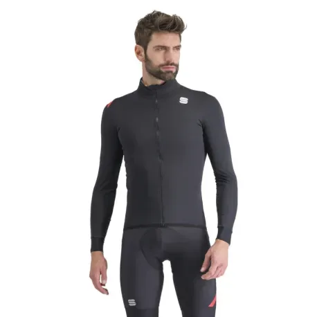 Pánska cyklistická bunda SPORTFUL Fiandre light no rain jacket, black Pánska cyklistická bunda SPORTFUL Fiandre light no rain jacket, black