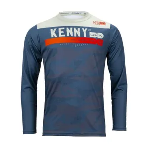 KENNY Cyklistický dres s dlhým rukávom letný - ELITE - modrá KENNY Cyklistický dres s dlhým rukávom letný - ELITE - modrá