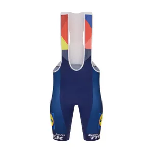 SANTINI Cyklistické nohavice krátke s trakmi - LIDL TREK 2025 - modrá SANTINI Cyklistické nohavice krátke s trakmi - LIDL TREK 2025 - modrá