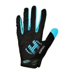 HAVEN Cyklistické rukavice dlhoprsté - DEMO NEO LONG - čierna/modrá HAVEN Cyklistické rukavice dlhoprsté - DEMO NEO LONG - čierna/modrá