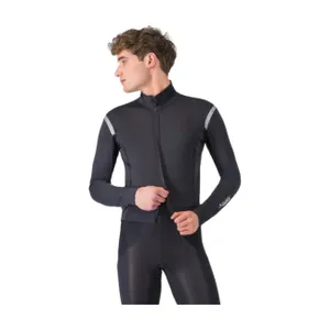 CASTELLI Cyklistická zateplená bunda - PERFETTO ROS 3 - čierna CASTELLI Cyklistická zateplená bunda - PERFETTO ROS 3 - čierna