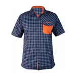 HAVEN košeľa - AGNESS SLIMFIT - modrá/oranžová HAVEN košeľa - AGNESS SLIMFIT - modrá/oranžová