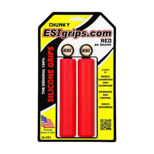 ESIGRIPS gripy - ESI CHUNKY - červená ESIGRIPS gripy - ESI CHUNKY - červená
