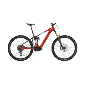 Horský elektrobicykel MONDRAKER Level RR, flame red vortex grey racing silver Horský elektrobicykel MONDRAKER Level RR, flame red vortex grey racing silver