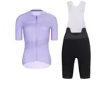 RIVANELLE Cyklistický krátky dres a krátke nohavice - GLAMOR - čierna/fialová RIVANELLE Cyklistický krátky dres a krátke nohavice - GLAMOR - čierna/fialová