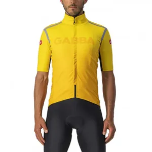 CASTELLI Cyklistický dres s krátkym rukávom - GABBA ROS SPECIAL - žltá CASTELLI Cyklistický dres s krátkym rukávom - GABBA ROS SPECIAL - žltá