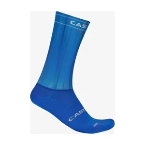 CASTELLI Cyklistické ponožky klasické - FAST FEET 4 - modrá CASTELLI Cyklistické ponožky klasické - FAST FEET 4 - modrá