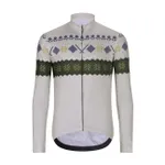 HOLOKOLO Cyklistický dres s dlhým rukávom zimný - FROSTTRAIL WINTER - šedá/zelená HOLOKOLO Cyklistický dres s dlhým rukávom zimný - FROSTTRAIL WINTER - šedá/zelená