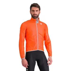 Pánska cyklistická bunda SPORTFUL Hot pack easylight jacket, orange sdr Pánska cyklistická bunda SPORTFUL Hot pack easylight jacket, orange sdr