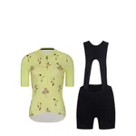 RIVANELLE Cyklistický krátky dres a krátke nohavice - METTLE LADY - žltá/čierna RIVANELLE Cyklistický krátky dres a krátke nohavice - METTLE LADY - žltá/čierna