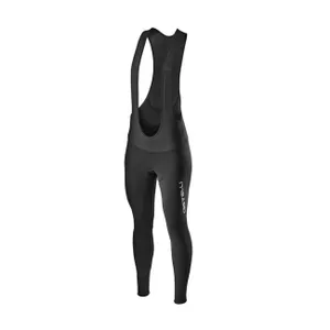 CASTELLI Cyklistické nohavice dlhé s trakmi - ENTRATA WIND - čierna CASTELLI Cyklistické nohavice dlhé s trakmi - ENTRATA WIND - čierna