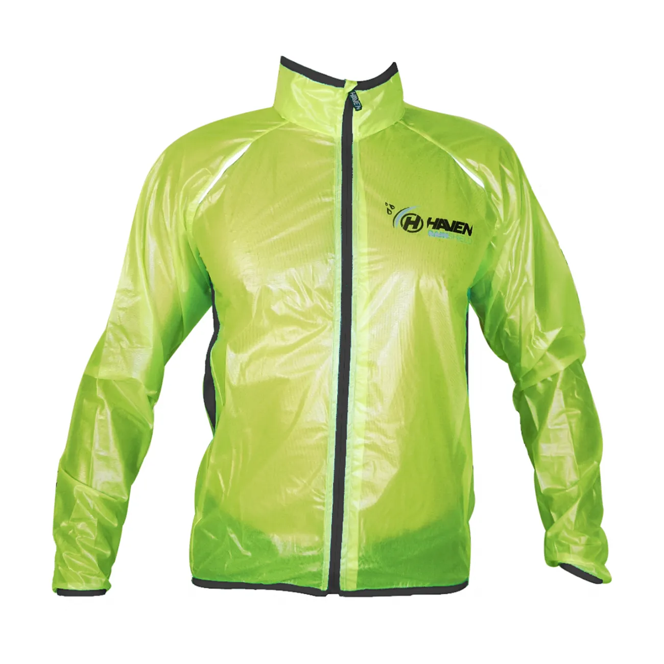 HAVEN Cyklistická vodeodolná pláštenka - RAINSHIELD - zelená/čierna HAVEN Cyklistická vodeodolná pláštenka - RAINSHIELD - zelená/čierna