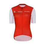 HOLOKOLO Cyklistický dres s krátkym rukávom - VIBES LADY - biela/červená HOLOKOLO Cyklistický dres s krátkym rukávom - VIBES LADY - biela/červená
