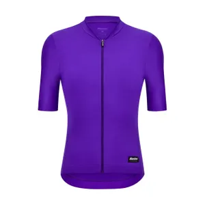 SANTINI Cyklistický dres s krátkym rukávom - RTR - fialová SANTINI Cyklistický dres s krátkym rukávom - RTR - fialová