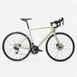 Cestný bicykel - Dámsky cestný bicykel EDR karbónový rám kotúčové brzdy Shimano 105 béžový Cestný bicykel - Dámsky cestný bicykel EDR karbónový rám kotúčové brzdy Shimano 105 béžový
