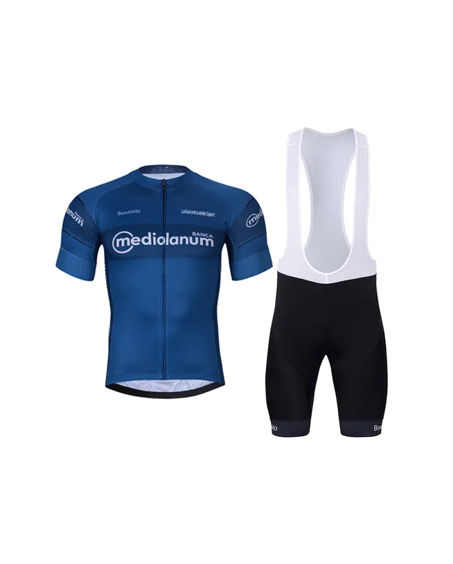 BONAVELO Cyklistický krátky dres a krátke nohavice - GIRO D´ITALIA - modrá/čierna BONAVELO Cyklistický krátky dres a krátke nohavice - GIRO D´ITALIA - modrá/čierna