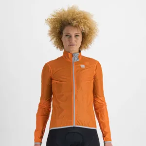 SPORTFUL Cyklistická vetruodolná bunda - HOT PACK EASYLIGHT W - oranžová SPORTFUL Cyklistická vetruodolná bunda - HOT PACK EASYLIGHT W - oranžová